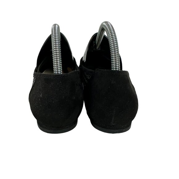 Jessica Simpson Chicvest Women's Mesh & Suede Pointed Toe Flats Black Size 8M - Picture 4 of 9